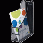 Лоток вертикальный deVente 3042000 8,2х28х35,3 металлический черный