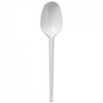 Ложки одноразовые 16 см белые 100 шт. OfficeClean эконом 245851