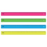 Линейка пластмас. 50 см. СТАММ неон непрозрачн. ЛН-31443