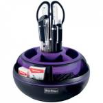 Набор наст. Berlingo Apex 9 предм. вращ. черный/фиолет MOn_09112