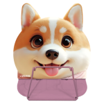 Подставка д/книг deVente My Little Corgi 8063634
