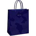 Пакет подарочный MESHU Blue pattern 11*14*6,5см MS_61600