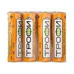 Батарейка R06 (АА) ТРОФИ 4 шт R6-4S SUPER HEAVY DUTY Zinc