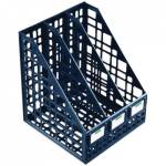 Лоток вертикальный 3 отд. СТАММ черный ЛТ81/63720