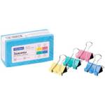 Зажим канц. 25 мм OfficeSpace цветные 19358 (ЦЕНА ЗА УПАКОВКУ 12 шт)