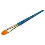 Кисть синтетика № 24 Гамма плоскоовальная коротк.ручка  303024