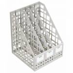 Лоток вертикальный 4 отд. СТАММ серый ЛТ82/63721