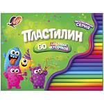 Пластилин 80 цв. Луч 80 цветных кусочков 690 гр. 36С 2382-08