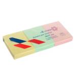 Стикеры 38х51 мм 100 л. Attomex пастель ассорти 2010706 (ЦЕНА ЗА УПАКОВКУ)