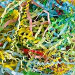 Наполнитель гофрированный бумажный разноцветный для подарков deVente 100 гр. в пласт. пакете 9043414