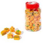 Ластик Alingar Гамбургер, пряничный человек, тыква хэлоуин AL8363 фигурный ассорти