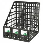 Лоток вертикальный 2 отд. СТАММ черный ЛТВ-01481