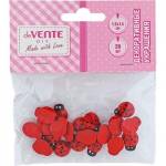 Декоративные украшения deVENTE 8120906 Божьи коровки 20 шт.