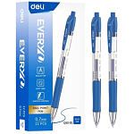 Ручка шариковая Deli 0,7 Every EQ60-BL синий автомат 2052750
