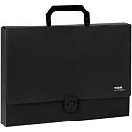 Портфель Стамм Стандарт ММ-30898 1 отд А4 пластик черный 356760