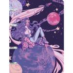 Тетрадь 100 л. А5 на кольцах К-Э Cosmic Girl  картон.обложка интегральн ТКФ1005199