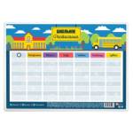 Настольное покрытие 330х460 Расписание ПВХ с прозр. карманом 2931.ОБР