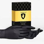 Перчатки нитриловые SAFE&CARE M 100 шт. черные ZN318