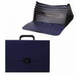 Портфель А4 Attomex 13 отд. 3073704 синий пластик