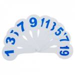 Веер цифровой (1-20) ВК05 _9334