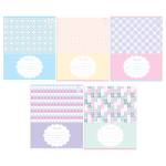 Тетрадь 18 л. (клетка) БиДжи Узоры блестки Т5ск18_бл 62756