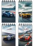 Блокнот А7 40 л. (спираль) П-П Красивые автомобили-10 Б40-9323