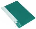 Папка с 10 карманами Бюрократ 816924 зеленый