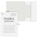 Папка для бумаг с завязками Dolce costo Д00650 400 г/м немел.