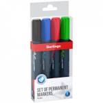 Набор маркеров 4 шт. перман. MultiLine PE320 трехгран. 3 мм 17409