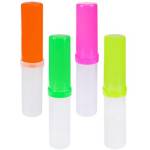 Пенал - тубус П-П Цвета флуо ПН-0494 пластик ассорти 