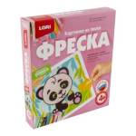 Фреска Картина из песка Мишка панда Кп-062