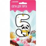 Свеча-цифра deVENTE 9060116 Панда 5