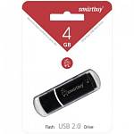 Флэш накопитель 4Gb USB 2.0 Smartbuy Crown черный