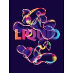 Тетрадь А4 96 л. (клетка) К-Э Liquid пластик.обл. ТПЛ4965157