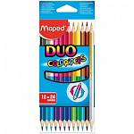 Карандаши цв. 24 цв. Maped ColorPeps  12 шт. двухстор. 829600