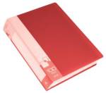 Папка с 100 карманами Бюрократ 1508782 красный