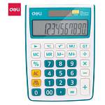 Калькулятор настольный Deli E1238/BLUE 12 разр.104.5x145.1x27.4мм синий