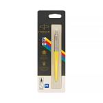 Ручка шариковая Parker Jotter Yellow CT синяя 1мм автомат 2076056