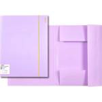Папка на резинках deVENTE 3070803 Pastel сиреневая