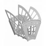 Лоток веерный 3-х секц. СТАММ серый ЛТ411