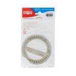 Транспортир 10 см. 360 градусов дымч.. K-I-N 746279