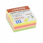 Стикеры 50*50 мм  250 л. "deVENTE"  неон 5 цв 2010335