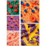 Тетрадь 48 л. (линия) П-П Цветы на ярком фоне 48-5721