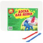 Доска для лепки А4 П-П ДЛ-4990 + 2 стека белая 