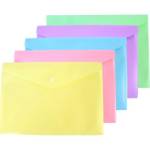 Папка - конверт А4 на кнопке deVENTE 3071341 Pastel 180мкм 