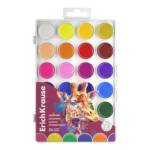 Краски акв. 24 цв. б/к п/к ErichKrause Safari с УФ защитой яркости 61379