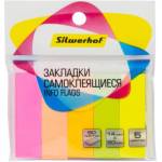 Стикеры - индексы Silwerhof 50х14 50 л. 5 цв. 1518120