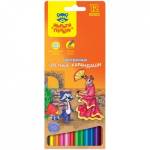 Карандаши цв. 12 цв. Мульти-Пульти Енот в Испании трехгран. СР_10754