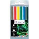Фломастер 6 цв. Attomex 5080538 Turbo блистер