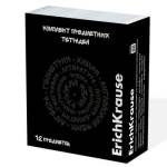 Комплект тем. тетрадей 48 л. 12 шт. ErichKrause Noir 65244